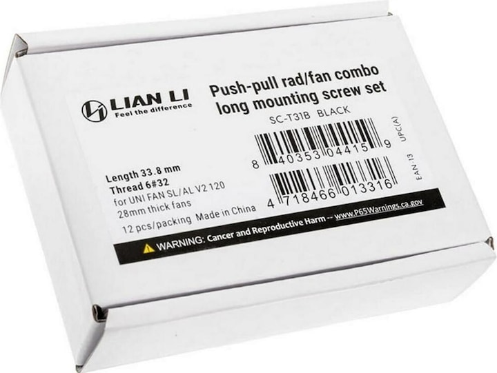 Produktbild Lian-Li SC-T31B Lüfterschrauben - 12 Stück (1 x)