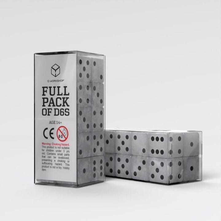 Produktbild Q Workshop Würfel Set Full Pack D6 Pearl (20)