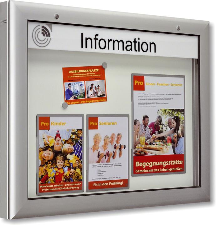 Produktbild kaiserkraft Schaukasten für Innen- und Aussenbereich (Magnettafel, 102.5 x 80 cm)
