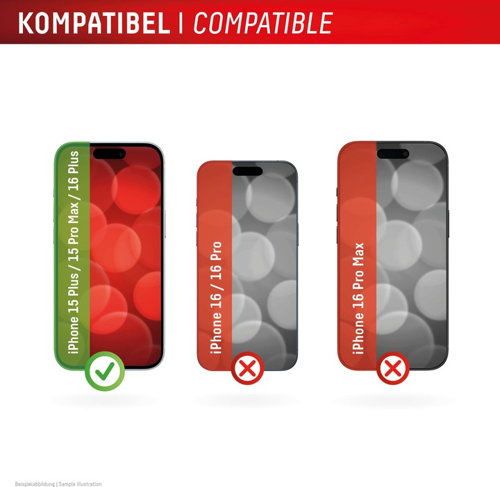 Produktbild Displex Real Glass, 2D Panzerglas (1 Stück, Apple iPhone 16 Plus)