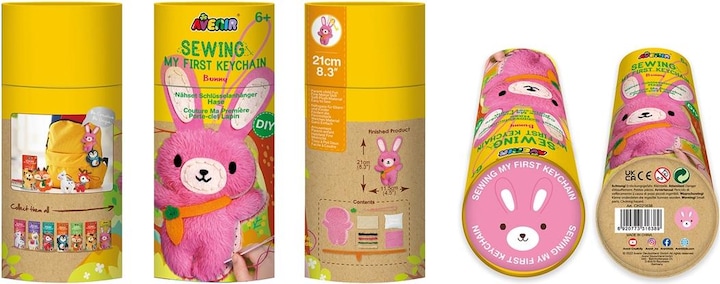 Produktbild Avenir Nähset Schlüsselanhänger Hase