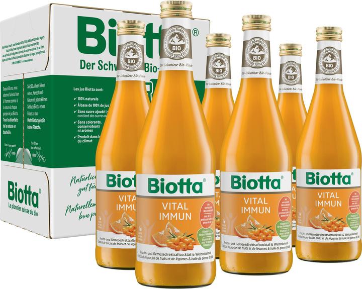 Actual product image Biotta Vital immune (6 x 50 cl)