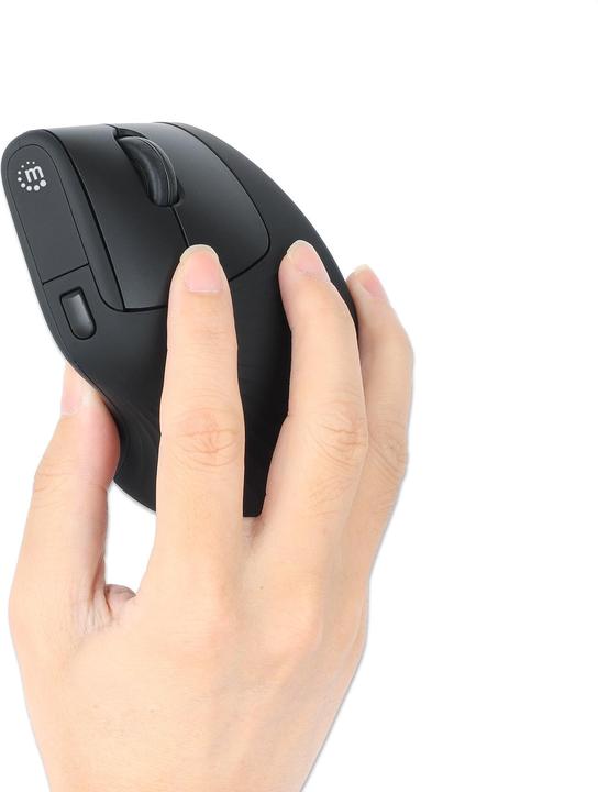 Actual product image Manhattan Vertical Ergonomic Wireless USB Mouse (Wireless)