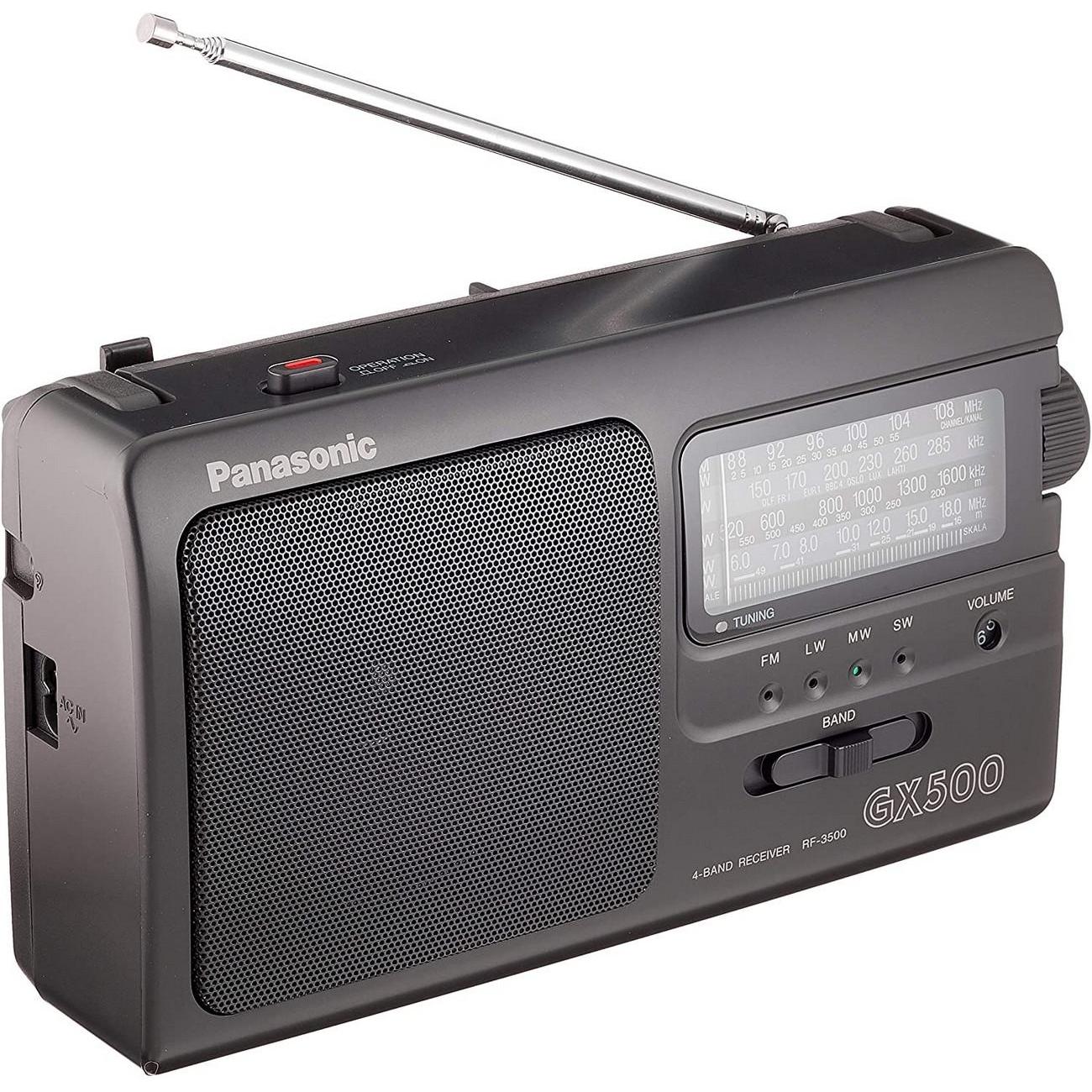 Panasonic RF-3500E9-K (MW, FM, UKW), Radio, Schwarz