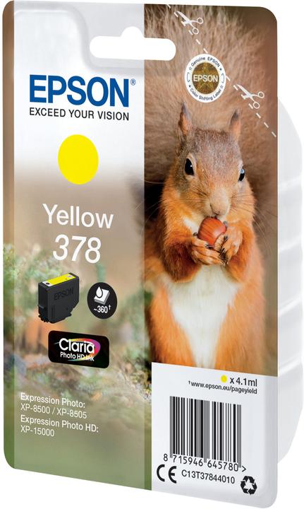 Image du produit Epson 378 Claria Photo HD (Y)