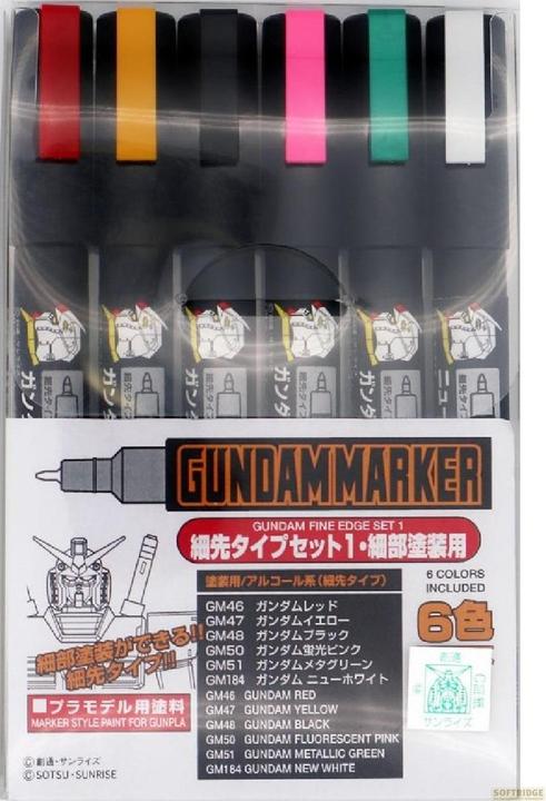 Image du produit Bandai GUNDAM - Gundam Marker GMS-110 Fine Edge Set