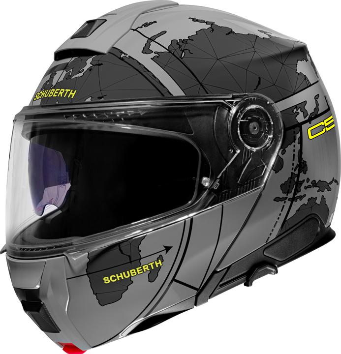 Image du produit Schuberth C5 GLOBE Klapphelm grau glossy 63 (63 cm, XXL)