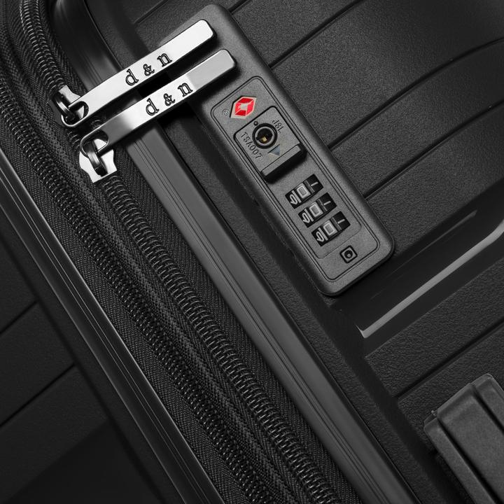Produktbild D&N Travel Line 4300-Plus 4 Rollen Kabinentrolley S 55 cm mit Dehnfalte (37 l)
