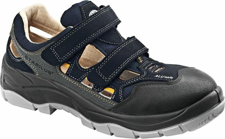 Produktbild Stabilus Sicherheitssandale MARLON AIR Grösse 40 blau/gelb/grau Mikrofaser S1 ESD EN ISO 20345 (S1, 40)