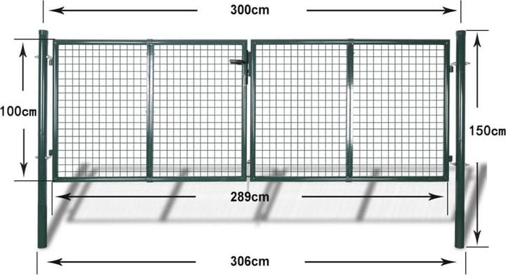 Produktbild vidaXL Gartentor