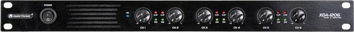 Image du produit Omnitronic XDA-1206 Amplificateur de classe D à 6 canaux (Amplificateur)