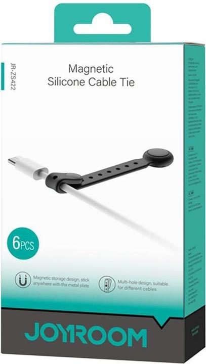Produktbild Joyroom magnetic silicone cable tie JR-ZS422 (Kunststoffkabelbinder, 6 Stk.)