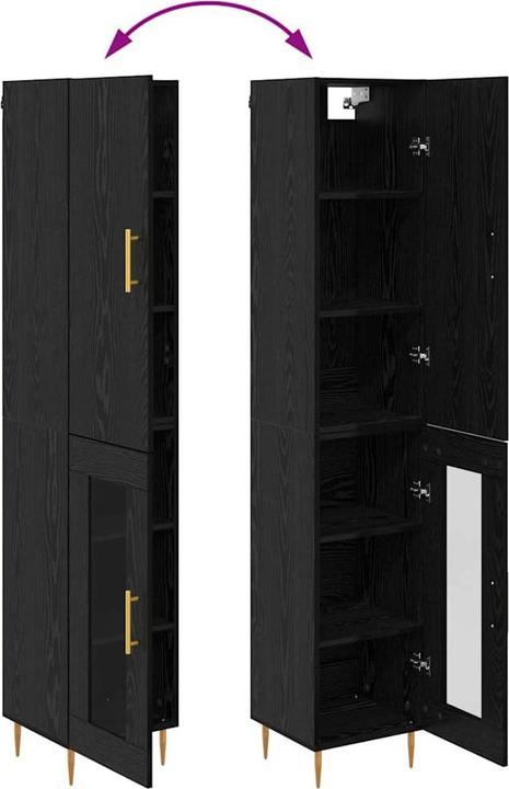 Image du produit vidaXL Modernes Highboard (34 x 34 x 180 cm)