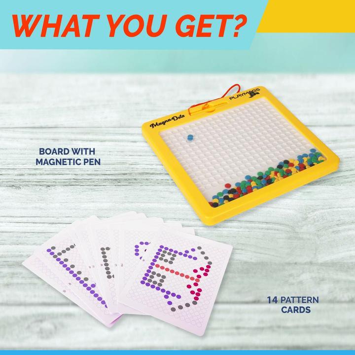 Actual product image Playmags Magna Dots magnetic drawing board L