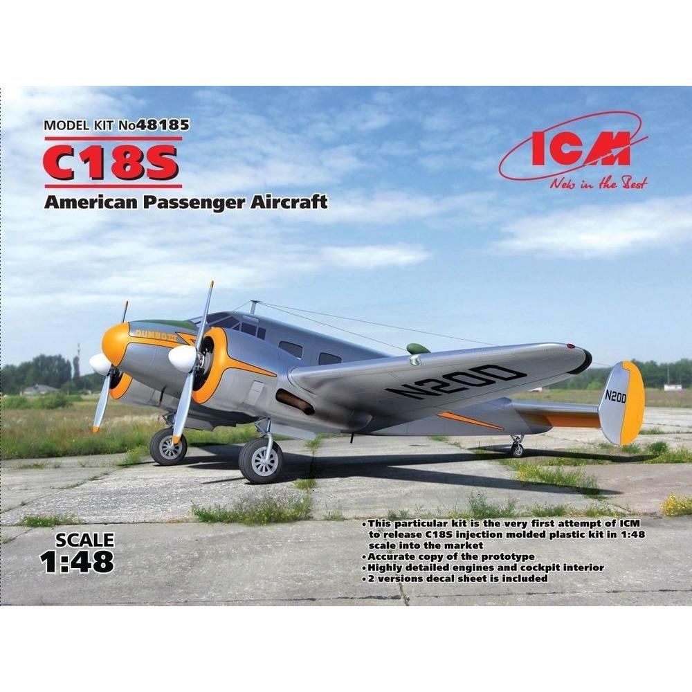 Thumbnail - ICM C18S,American Passenger Aircraft
