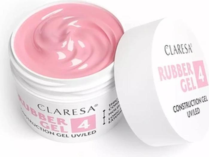 Claresa Rubber Gel Uv/Led Nail Builder Gel - 4 (Tatouage des ongles)