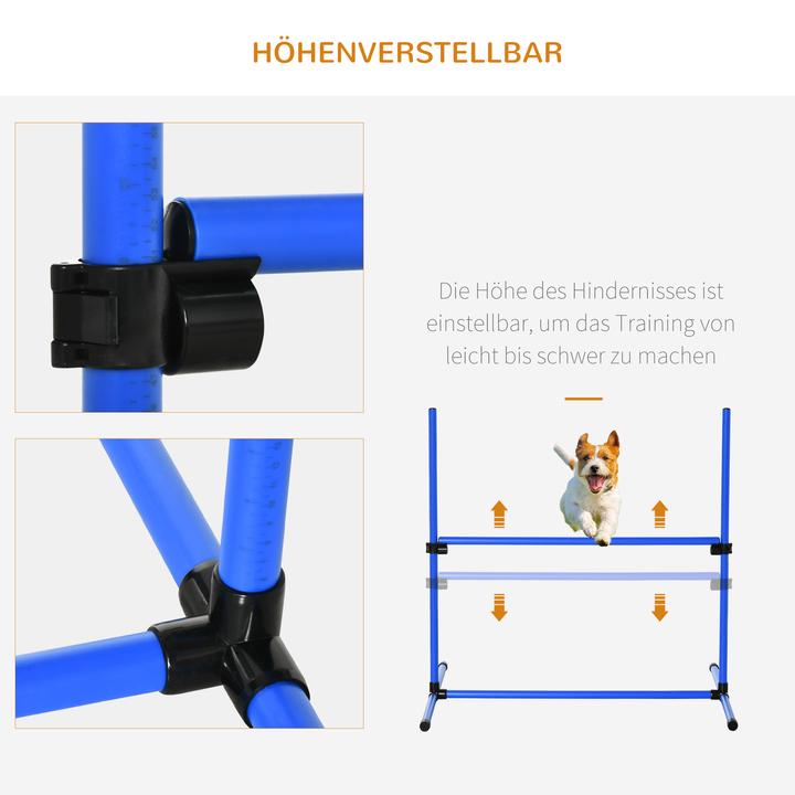 Produktbild PawHut Agility Hürdenset als 4er Set (Agility)
