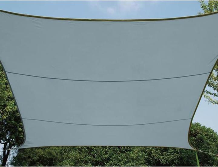 Produktbild Perel SONNENSEGEL - QUADRATISCH - 3.6 x 3.6 m - FARBE: HELLGRAU (360 x 360 cm)