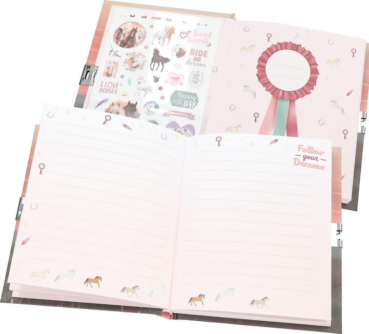 Produktbild Schmidt Spiele Miss Melody - Diary, Motif 2 (413889) (16 x 19 cm, Liniert, Harter Einband)