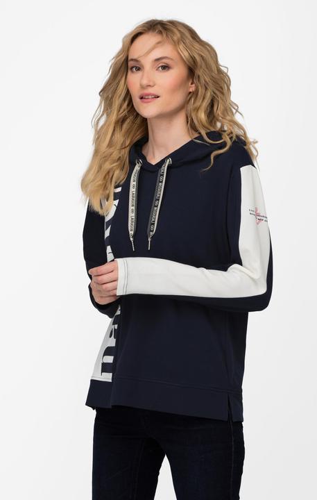 Produktbild Laurasøn Hoodie, Sweater, Colorblocking, Statement Print, Kapuze (S)