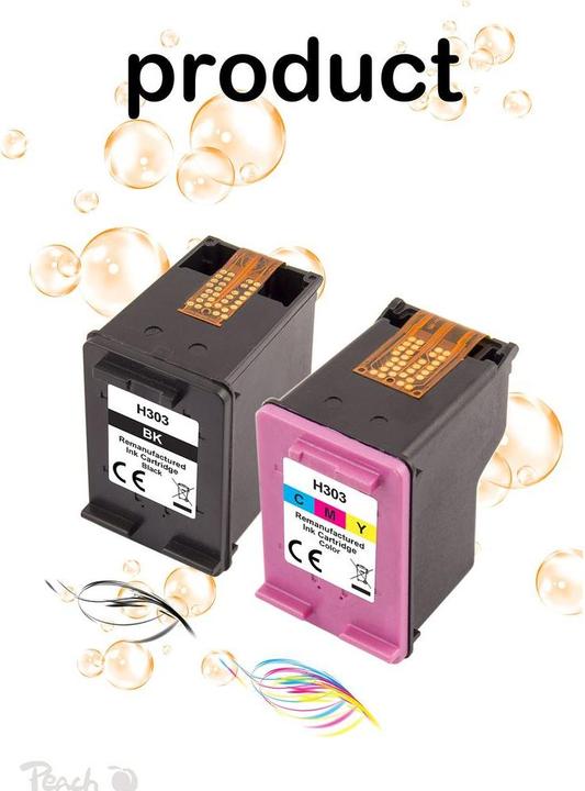 Produktbild Peach Druckkopf Nr.303 PEA, MultiPack, 3YM92A, PH komp. (BK, C, M)
