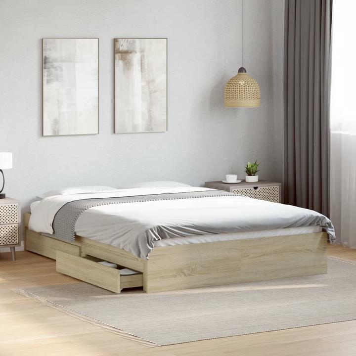Actual product image vidaXL Bettgestell (135 x 190 cm)