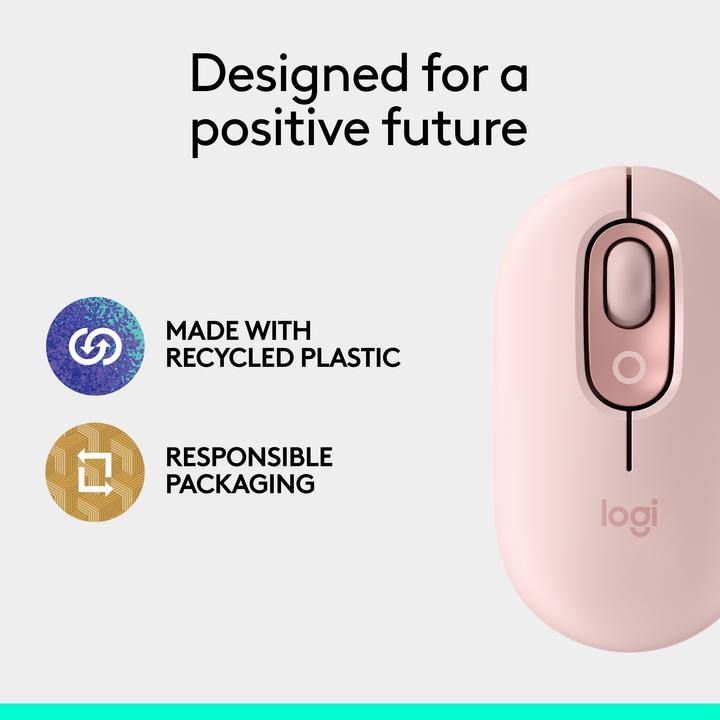 Actual product image Logitech POP Mouse with personalisable emoji (Wireless)