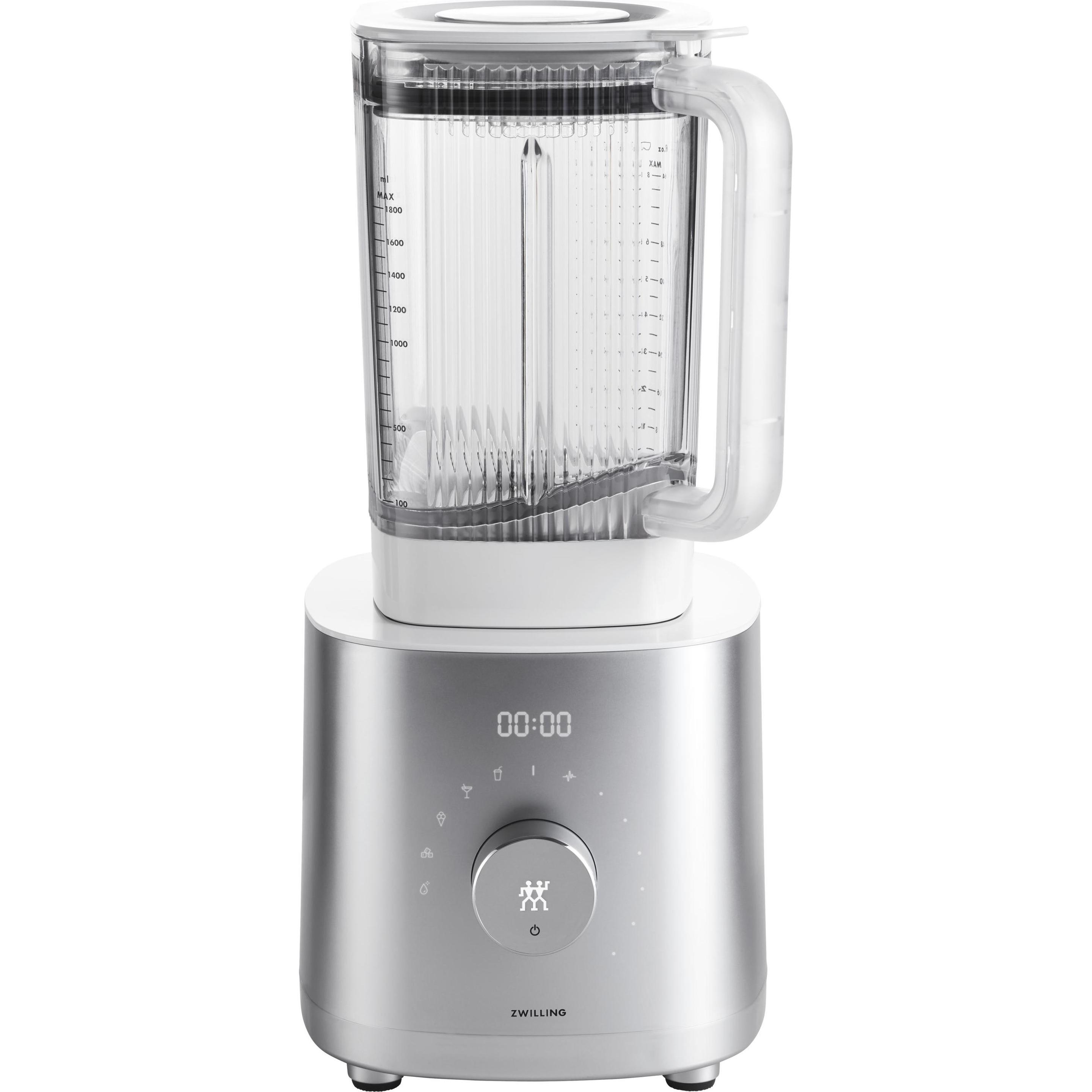 Zwilling Enfinigy silber Hochleistungsstandmixer,1.8l - CH-Stecker, Standmixer, Silber