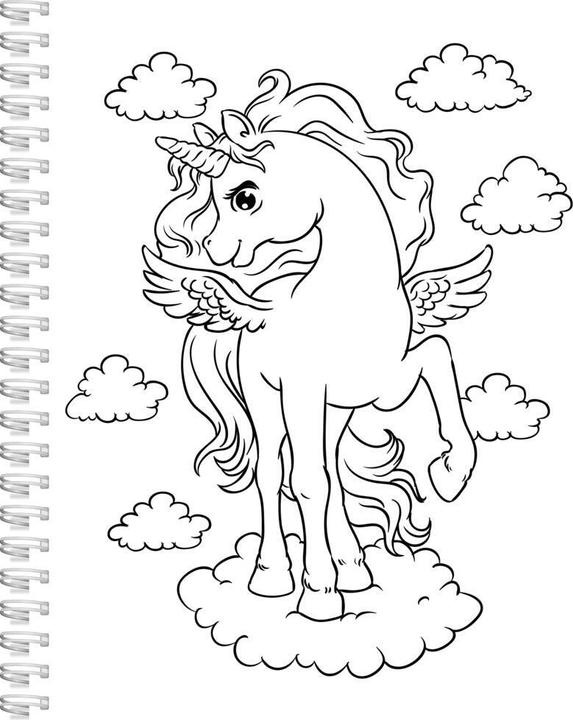 Produktbild Verlag:Einhorn-Malbuch für Kinde