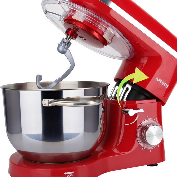 Actual product image Arebos Food processor (1500 W, 6 l)