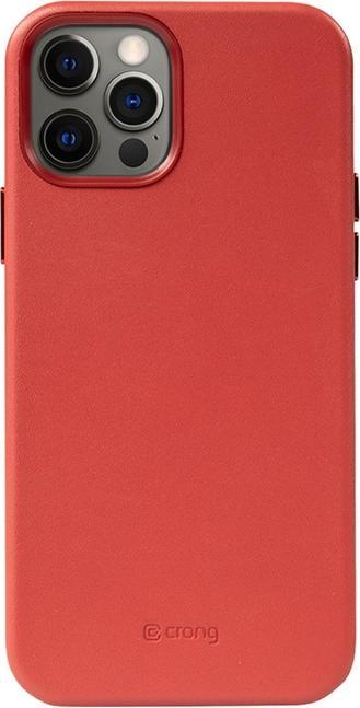 Produktbild Crong Essential Cover - Leatherette Case for iPhone 12 Pro Max (Red) (Apple iPhone 12 Pro Max)