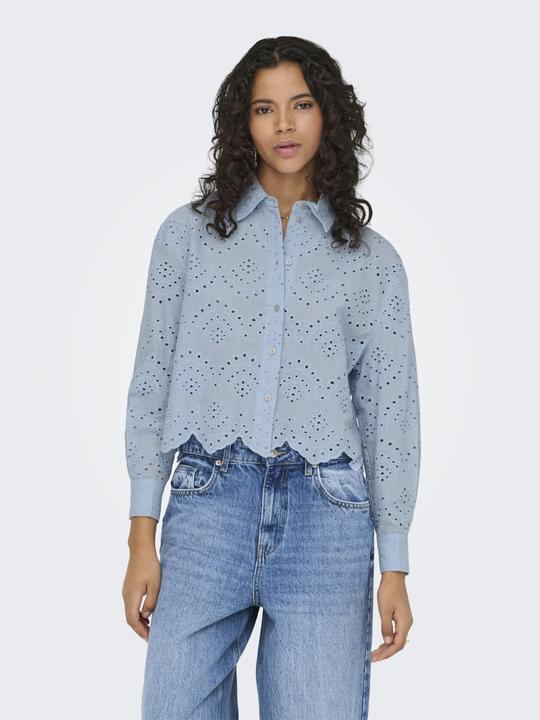 Image du produit Only Coupe décontractée Col chemise Manches avec bouton Épaule basse Chemise (S)