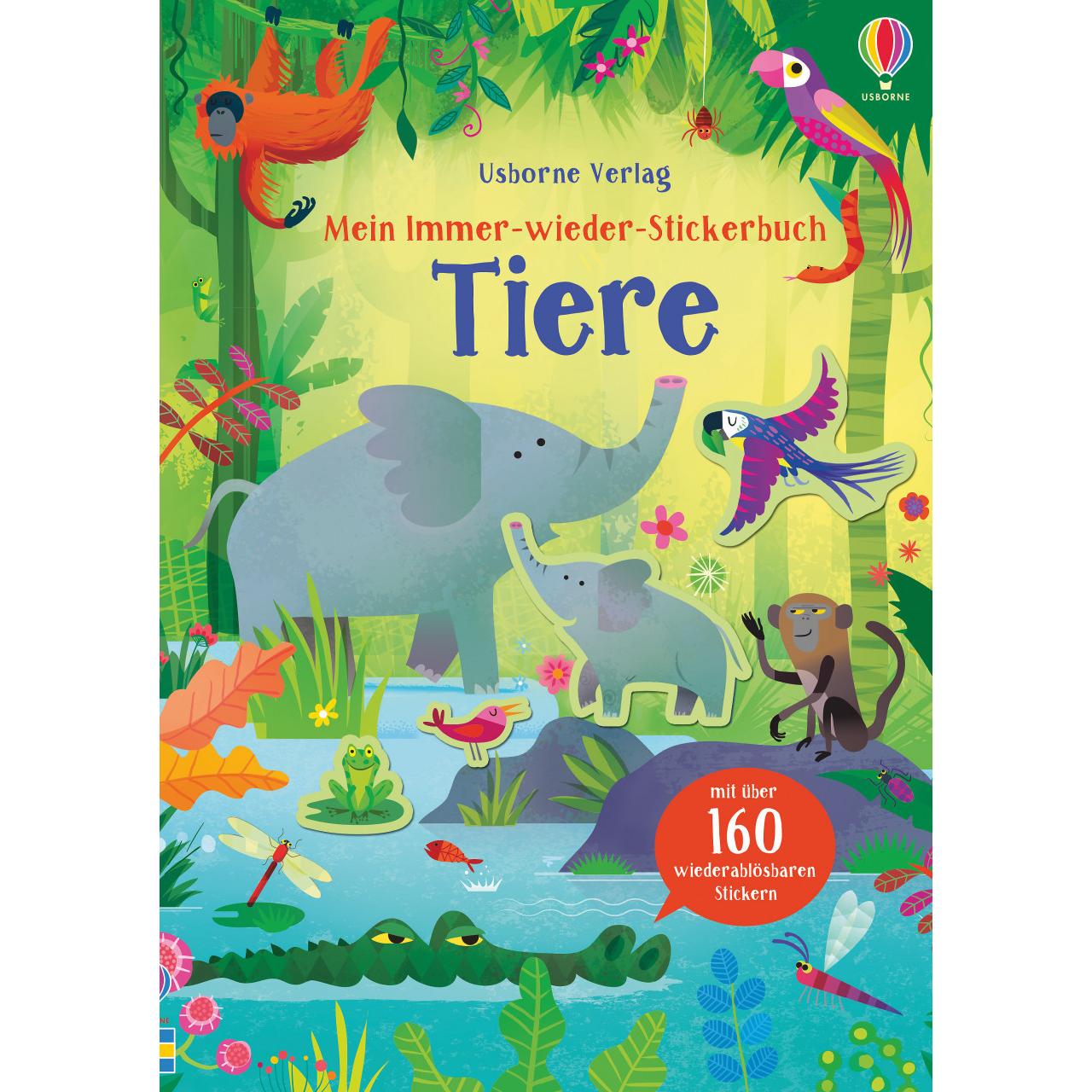 Usborne Publishing, Sticker, Mein Immer-wieder-Stickerbuch: Tiere