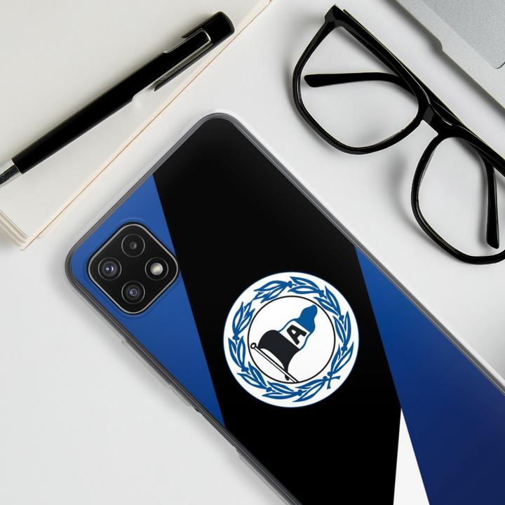 Produktbild DeinDesign Silikon Hülle für Samsung Galaxy A22 5G Handyhülle Case Smartphone Schutzhülle Arminia Bielefeld (Samsung Galaxy A22 5G)