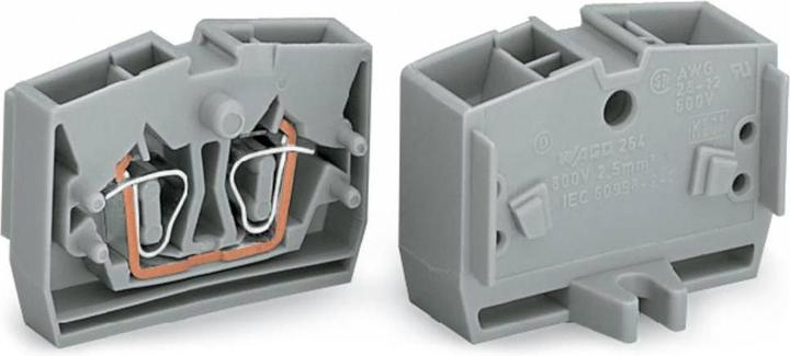 Produktbild Wago Einzelklemme 10 mm Zugfeder Orange 264-346 100 St. (264-346)