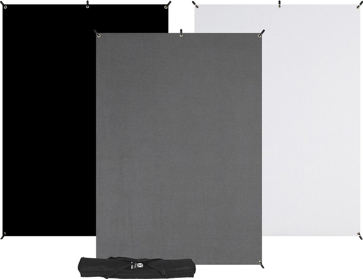 Westcott X-Drop 3-Pack Backdrop Kit (5' x 7') 1.5 x 2.1 m (150 cm)