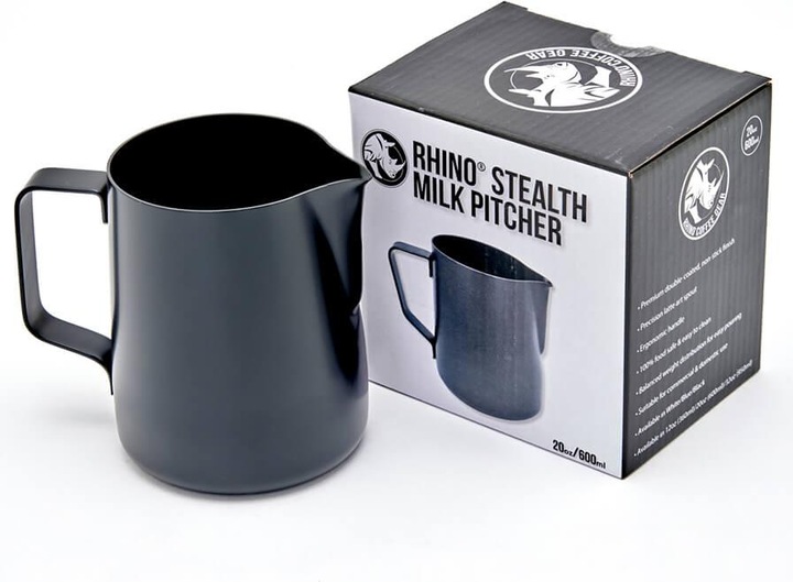 Image du produit Rhinowares Pot à lait en téflon noir (0.60 l)