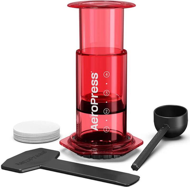 Image du produit Aeropress Coffee Maker, Clear Red (0.28 l)