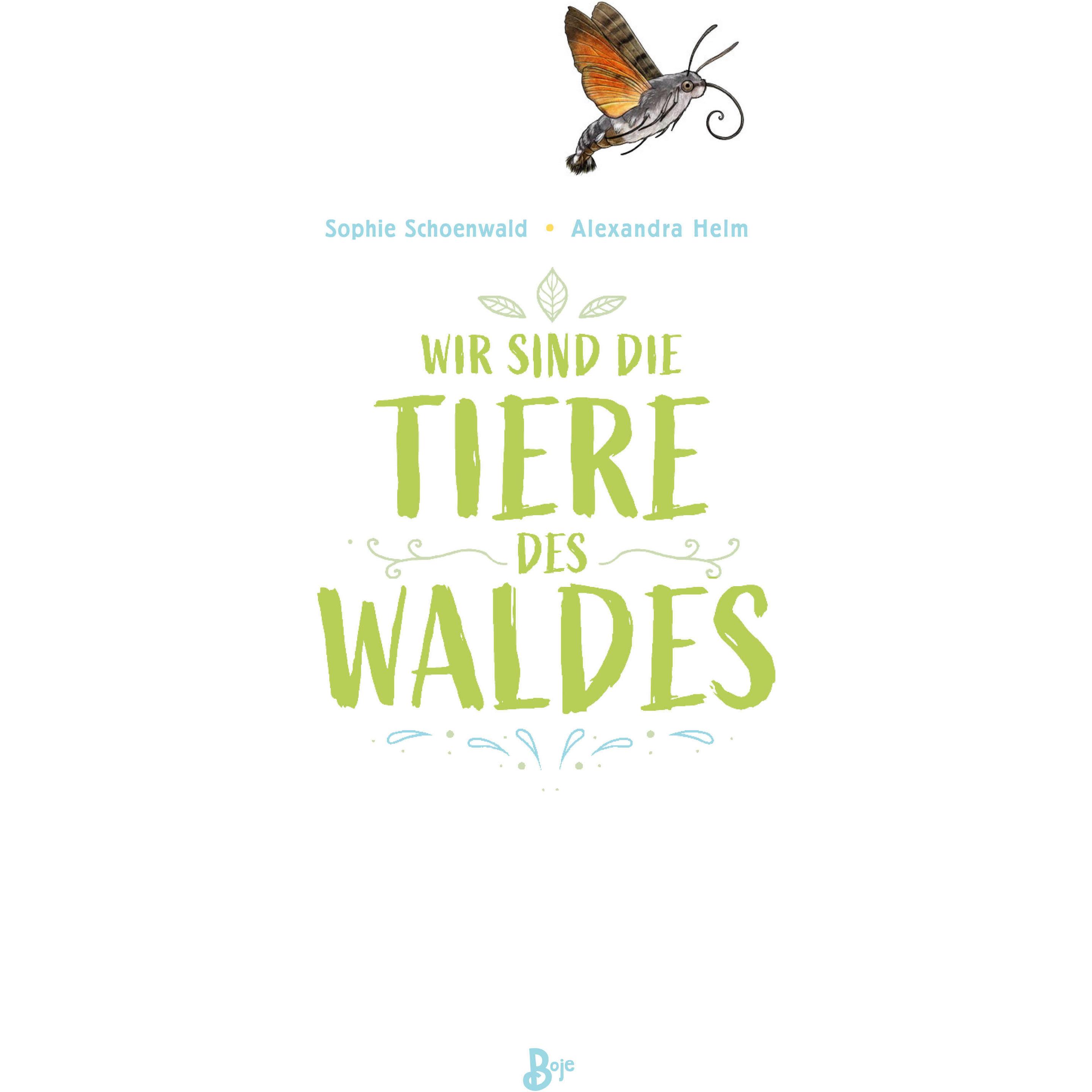 Thumbnail - Wir sind die Tiere des Waldes, Kinderbücher von Sophie Schoenwald