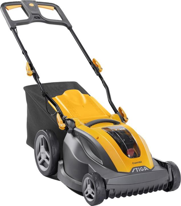 Stiga Tosaerba a batteria COMBI 344e con batteria, caricabatterie incluso, manubrio regolabile (Batteria ricaricabile)