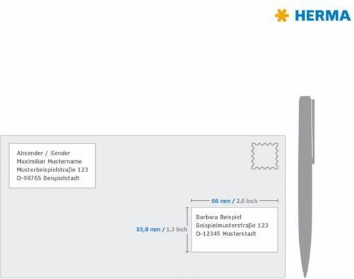 Produktbild HERMA Wetterfeste Etiketten A4