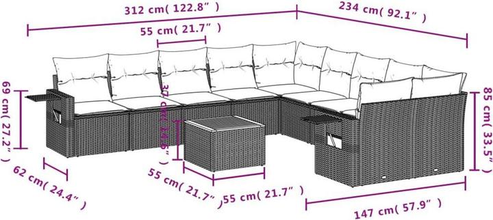 Produktbild vidaXL Eden
