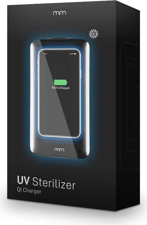Immagine prodotto Mikamax Sterilizzatore UV w. Caricatore senza fili QI per smartphone (10 W)