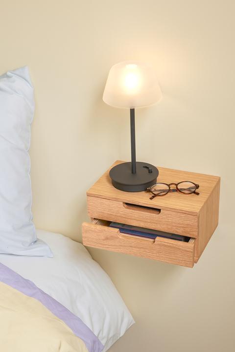 Actual product image Hübsch Salon Portable Table Lamp Black (200 lm)