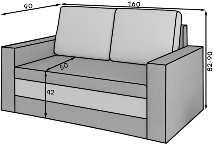 Immagine prodotto ELTAP Onda (Divano letto, 2 posti)