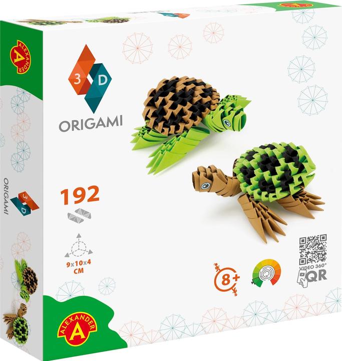 Selecta Spielzeug ORIGAMI 3D - Turtles, 192pcs.