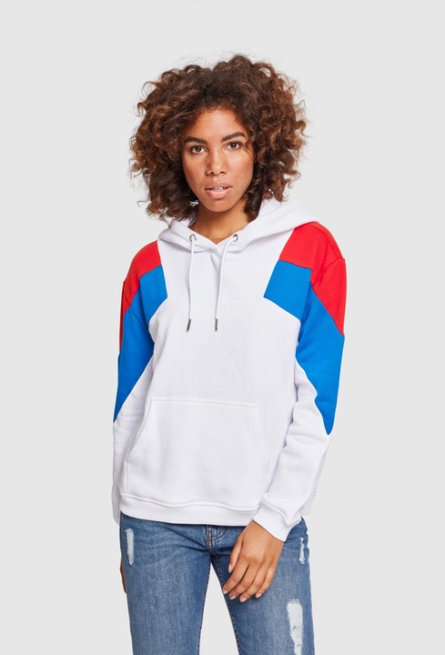 Actual product image Urban Classics Ladies Oversize 3-Tone Block Hoody (XXL)