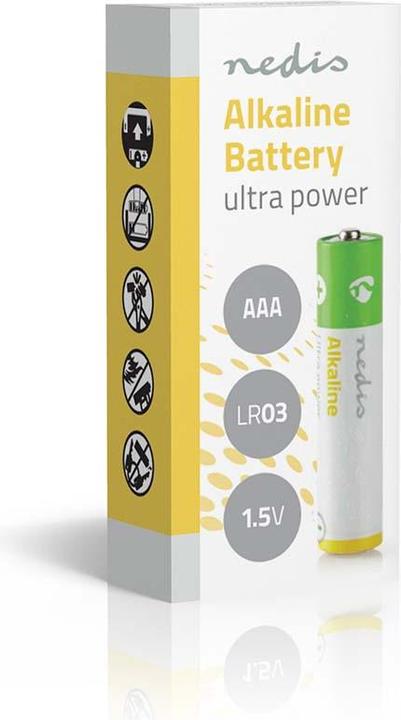 Immagine prodotto Nedis Pila alcalina AAA 1,5 V 2 pezzi confezione ridotta (2 pz., AAA)