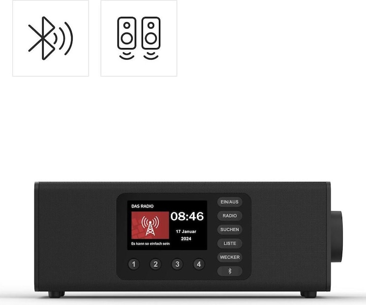 Productafbeelding Hama DR2002BT (DAB, DAB+, FM, Bluetooth)