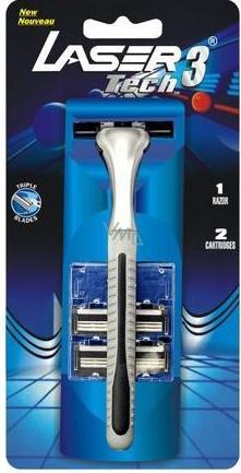 Immagine prodotto Laser Shaver Tech3 + 2 Blades - Electric Shaving Device